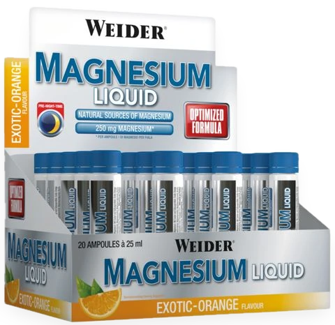Magnesium Liquid, Exotic-Orange - 20 x 25 ml.