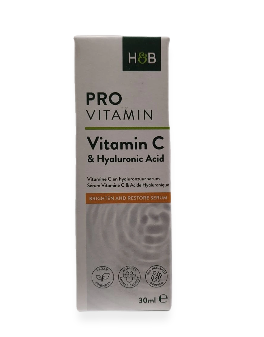 Vitamin C + Hyaluronic Acid Serum - 30 ml.