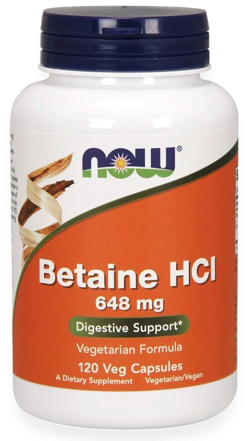 Betaine HCl, 648mg - 120 vcaps