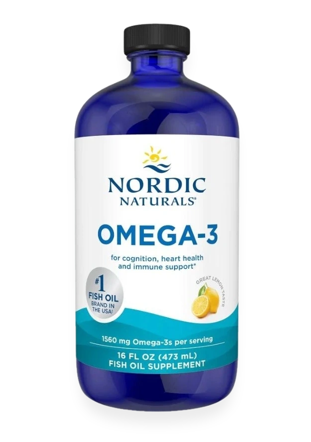 Omega-3, 1560mg Lemon - 473 ml.