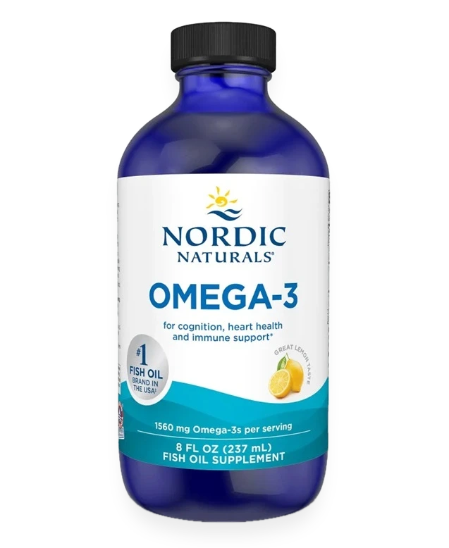 Omega-3, 1560mg Lemon - 237 ml.