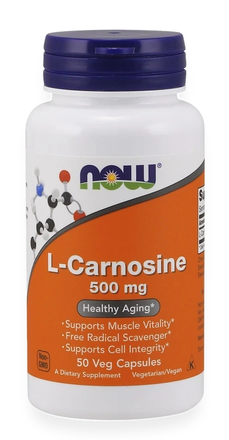 L-Carnosine, 500mg - 50 vcaps