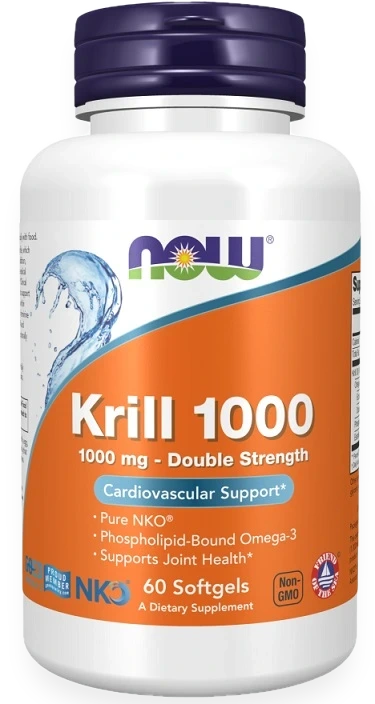 Krill Oil, 1000mg Double Strength - 60 softgels