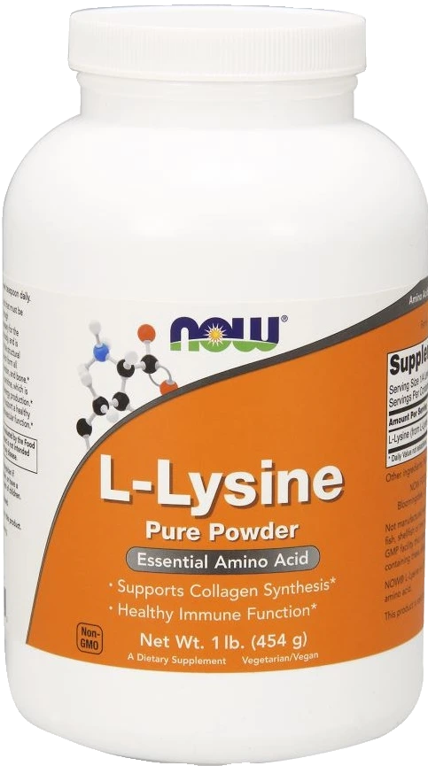 L-Lysine, 1000mg (Powder) - 454 grams