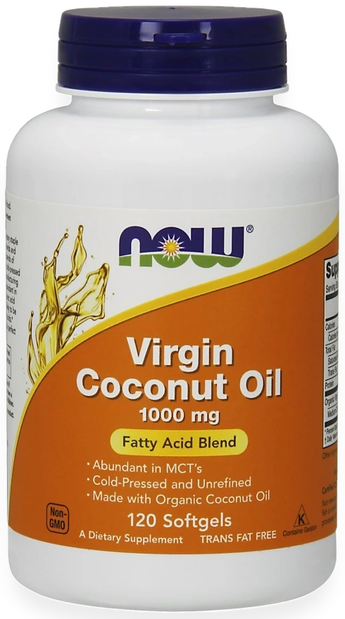 Virgin Coconut Oil, 1000mg - 120 softgels