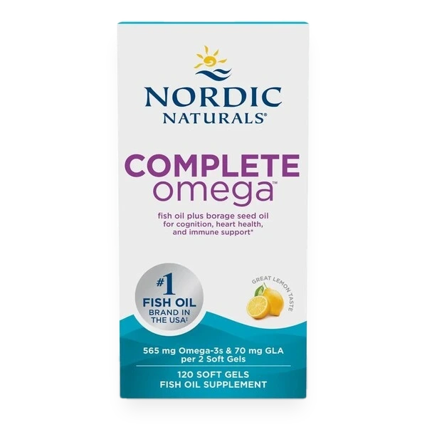 Complete Omega, 565mg Lemon - 120 softgels