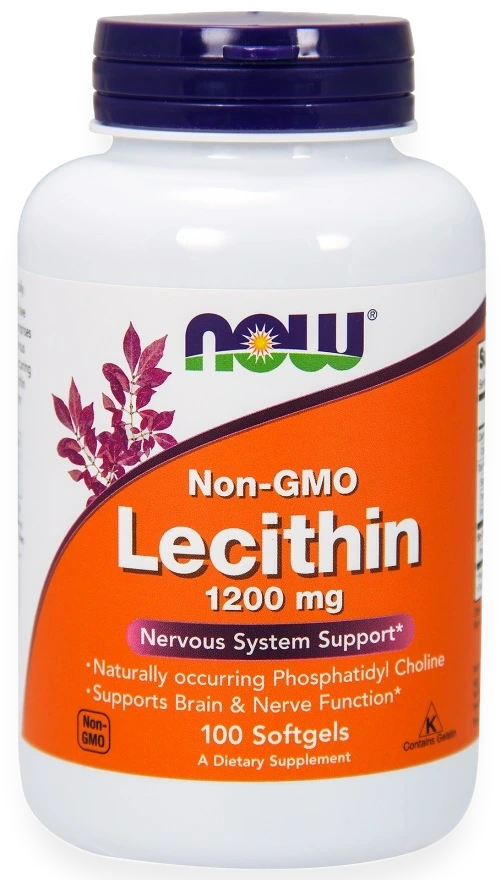 Lecithin, 1200mg Non-GMO - 100 softgels
