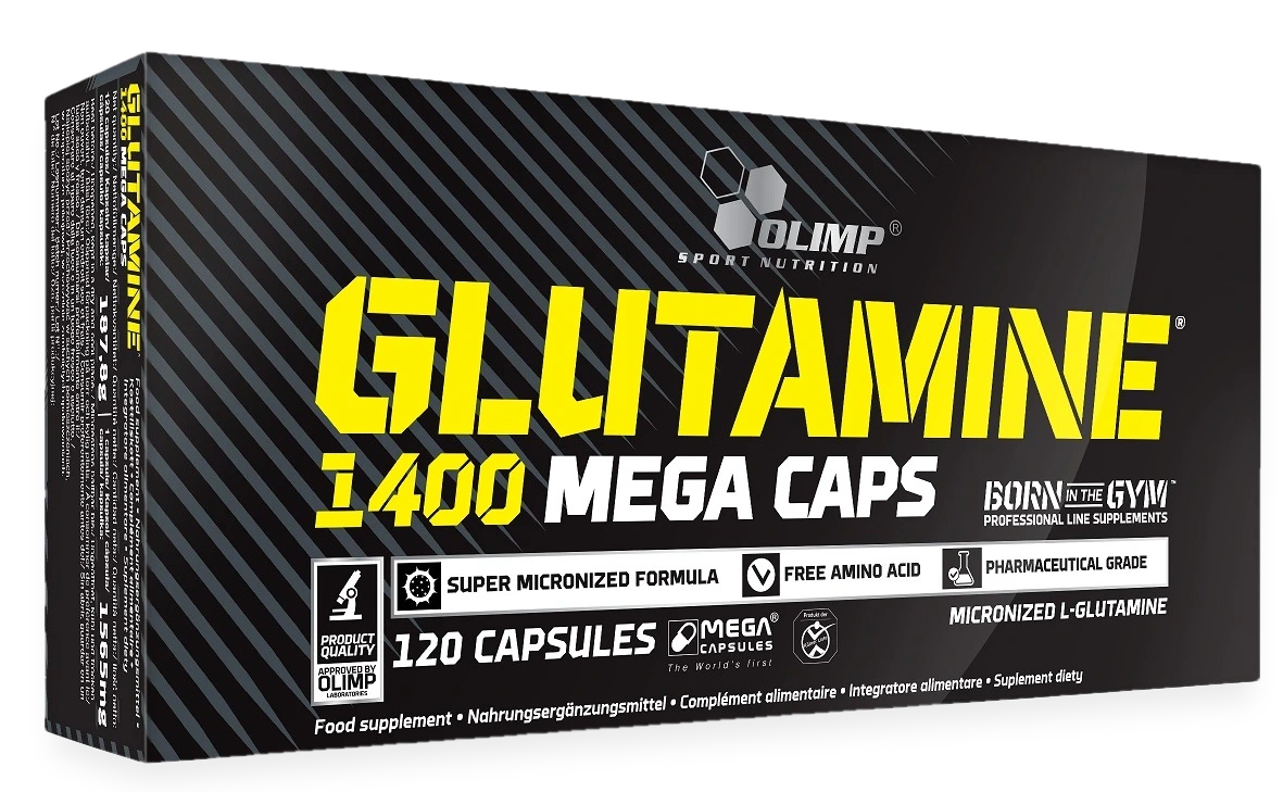 Glutamine Mega Caps - 120 caps
