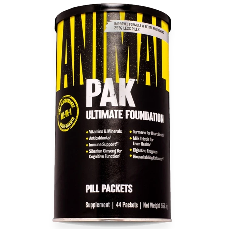 Animal Pak, Packs - 44 packs