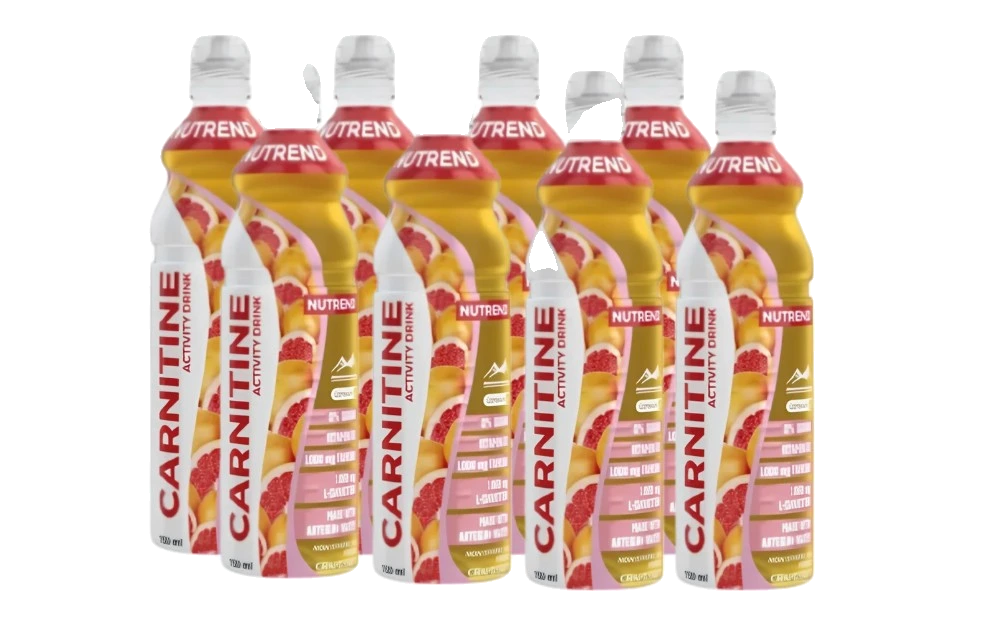 Carnitine Activity Drink, Non Sparkling Fresh Grapefruit - 8 x 750 ml.