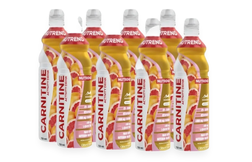 Carnitine Activity Drink, Non Sparkling Fresh Grapefruit - 8 x 750 ml.