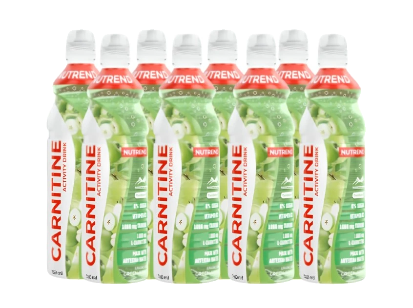 Carnitine Activity Drink, Sparkling Green Apple - 8 x 750 ml.