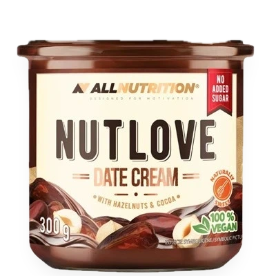 Nutlove Date Cream, with Hazelnuts & Cocoa - 300 grams