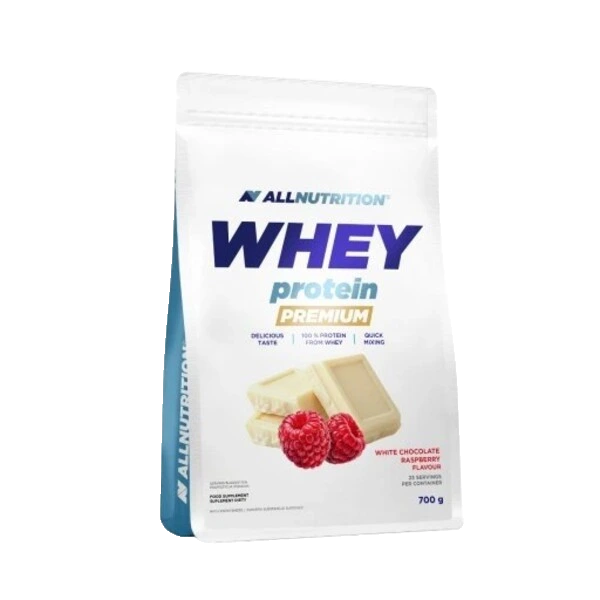 Whey Protein Premium, White Chocolate Raspberry - 700 grams
