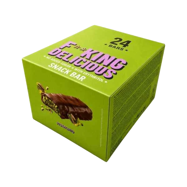 Fitking Delicious Snack Bar, Pistachio - 24 x 40g