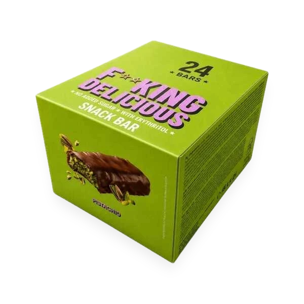 Fitking Delicious Snack Bar, Pistachio - 24 x 40g