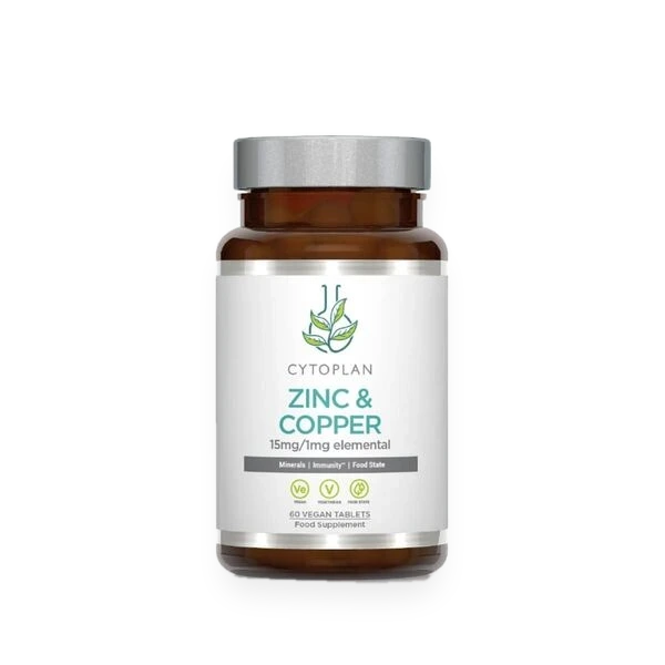 Zinc & Copper - 60 tablets