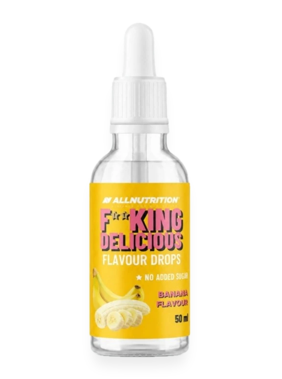Fitking Delicious Flavour Drops, Banana - 50 ml.