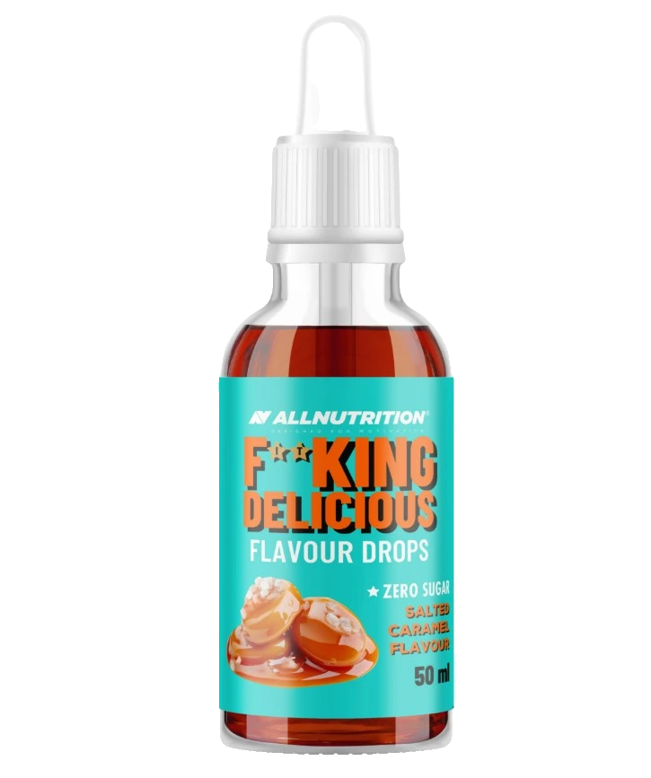 Fitking Delicious Flavour Drops, Salted Caramel - 50 ml.