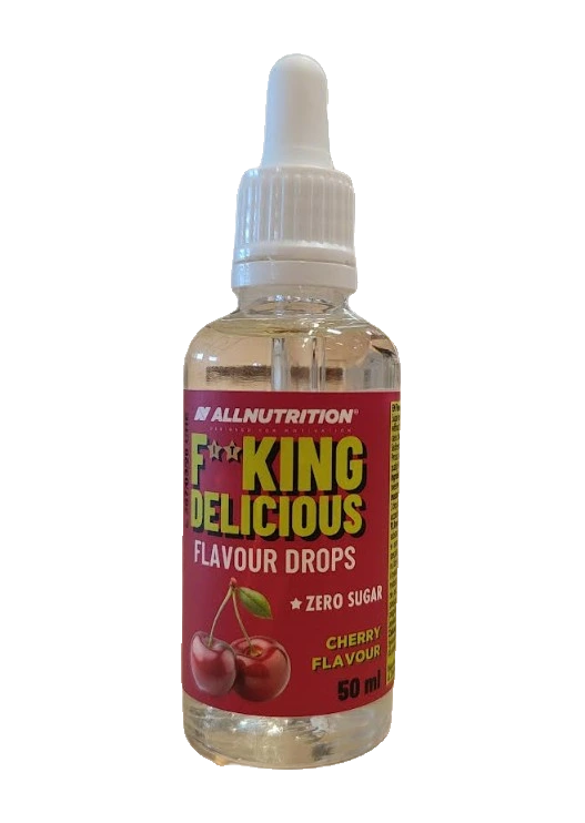 Fitking Delicious Flavour Drops, Cherry - 50 ml.