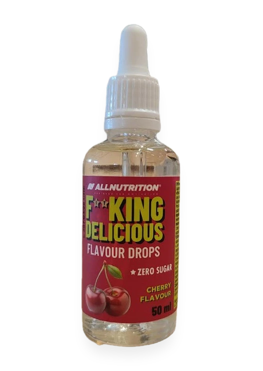 Fitking Delicious Flavour Drops, Cherry - 50 ml.