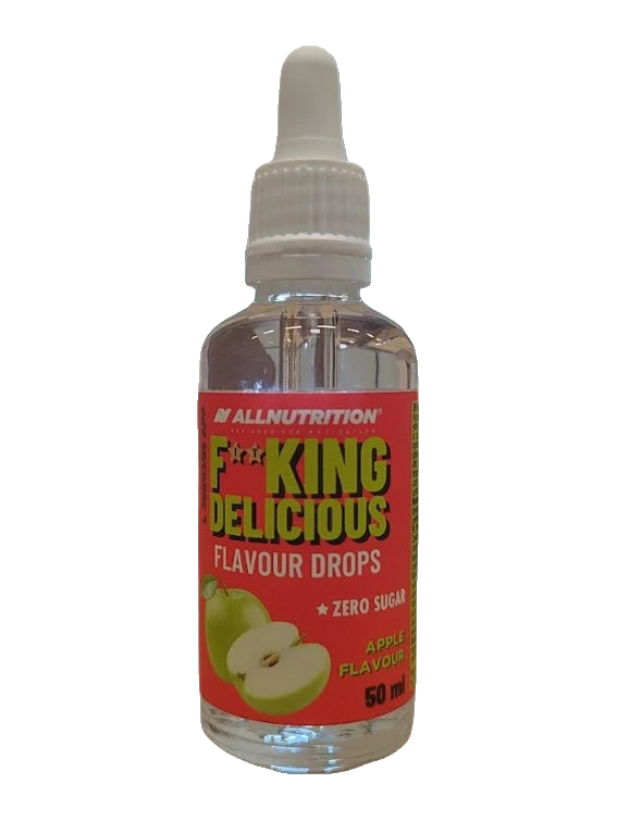 Fitking Delicious Flavour Drops, Apple - 50 ml.