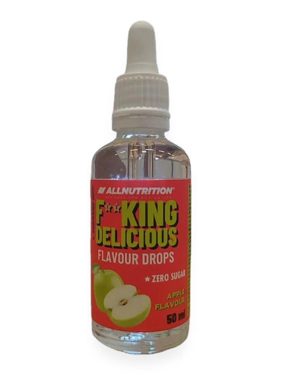 Fitking Delicious Flavour Drops, Apple - 50 ml.