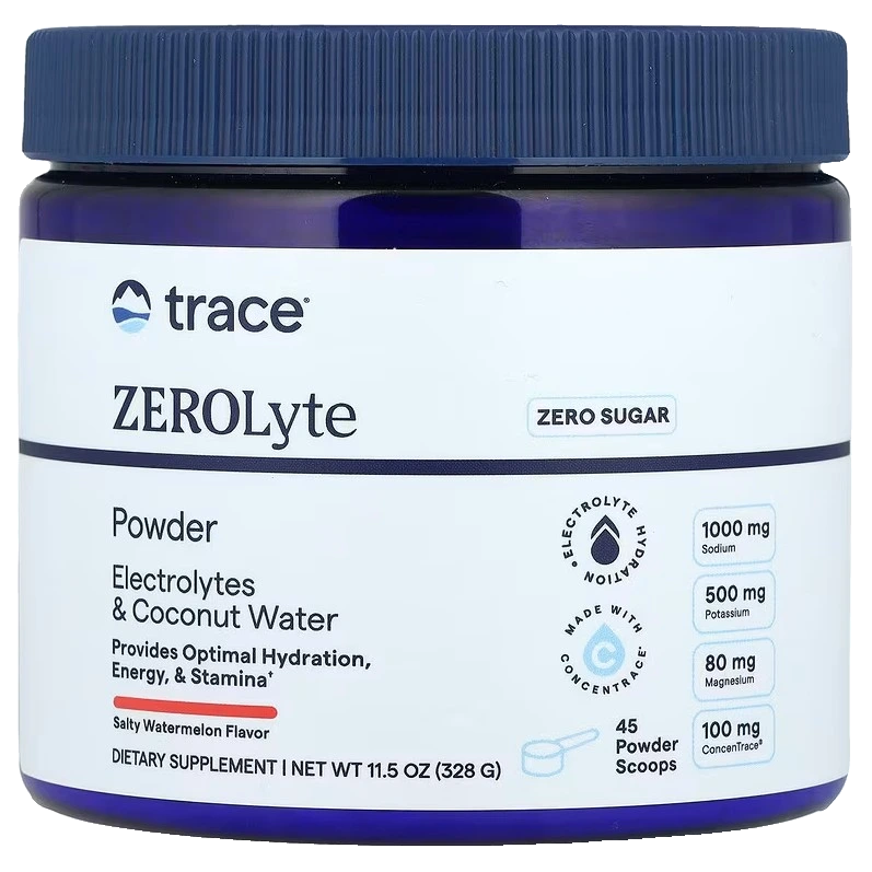 ZEROLyte Powder, Salty Watermelon - 328 grams