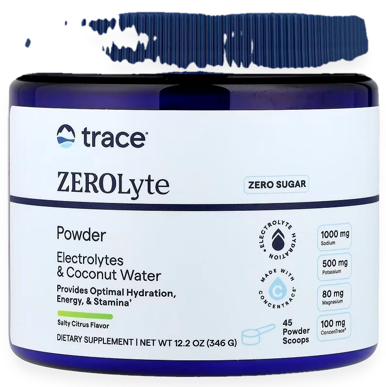 ZEROLyte Powder, Salty Citrus - 346 grams