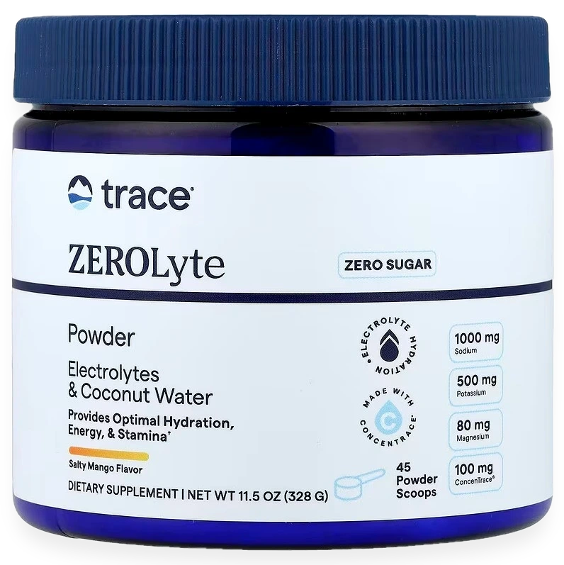 ZEROLyte Powder, Salty Mango - 328 grams