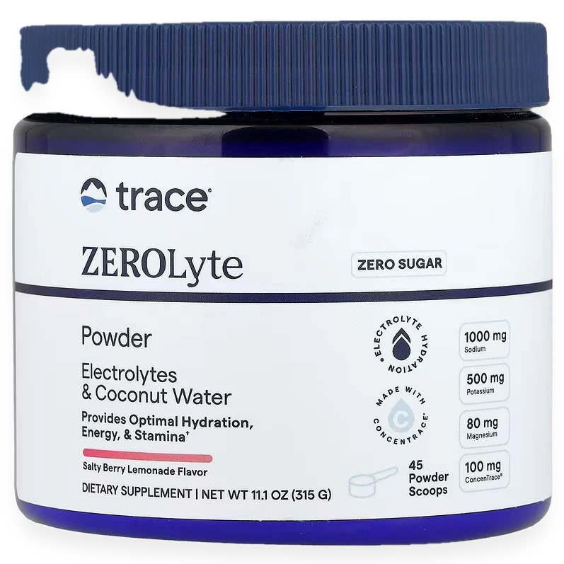 ZEROLyte Powder, Salty Berry Lemonade - 315 grams