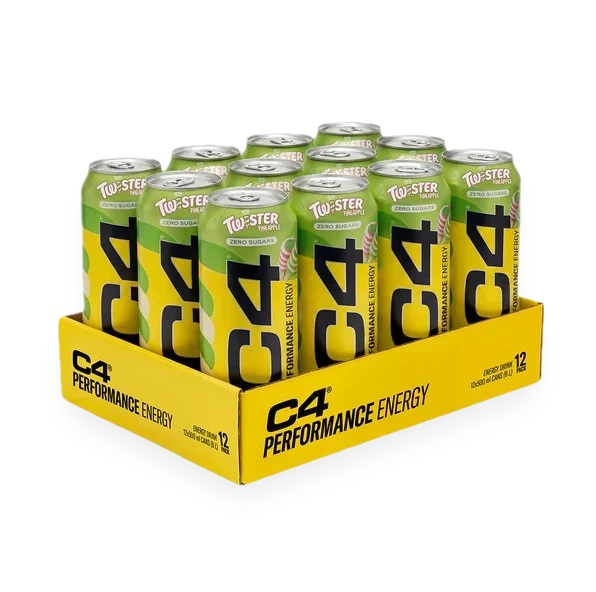 C4 Performance Energy, Twister Pineapple - 12 x 500 ml.