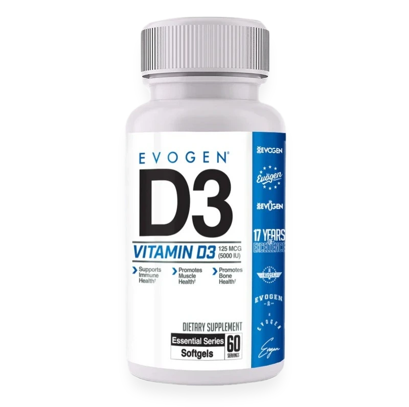 Vitamin D3, 125mcg - 60 softgels