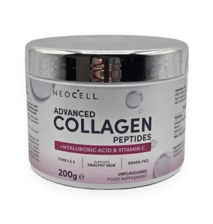 Advanced Collagen Peptides with Vitamin C & Hyaluronic Acid, Unflavoured - 200 grams
