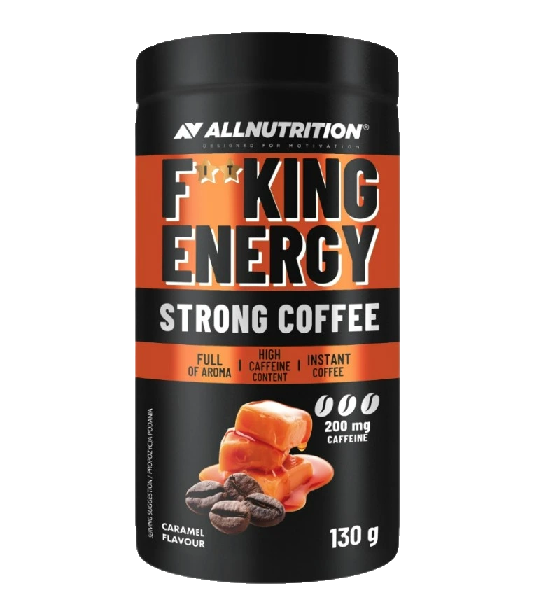 Fitking Energy Strong Coffee, Caramel - 130 grams