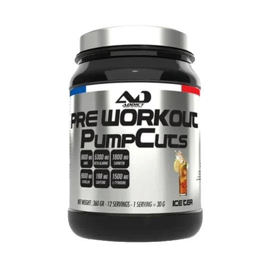 Pre Workout Pump Cuts, Ice Tea - 360 grams