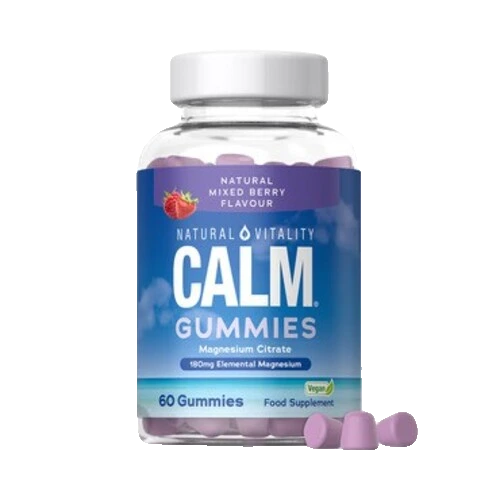 Calm Magnesium Citrate Gummies, Natural Mixed Berries - 60 gummies