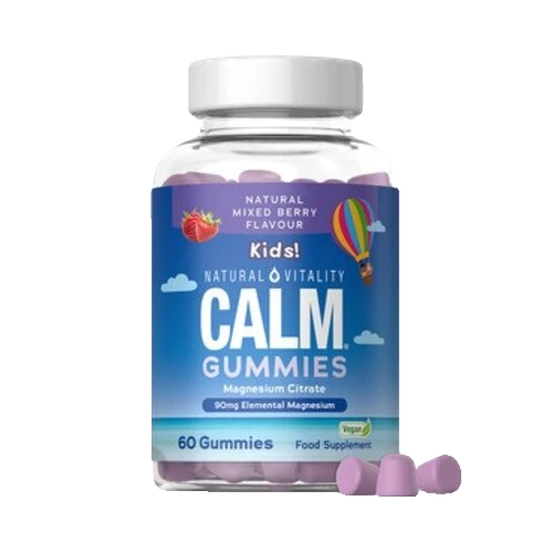 Calm Kids Magnesium Citrate Gummies, Natural Mixed Berries - 60 gummies