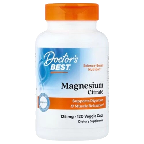 Magnesium Citrate, 125mg - 120 vcaps