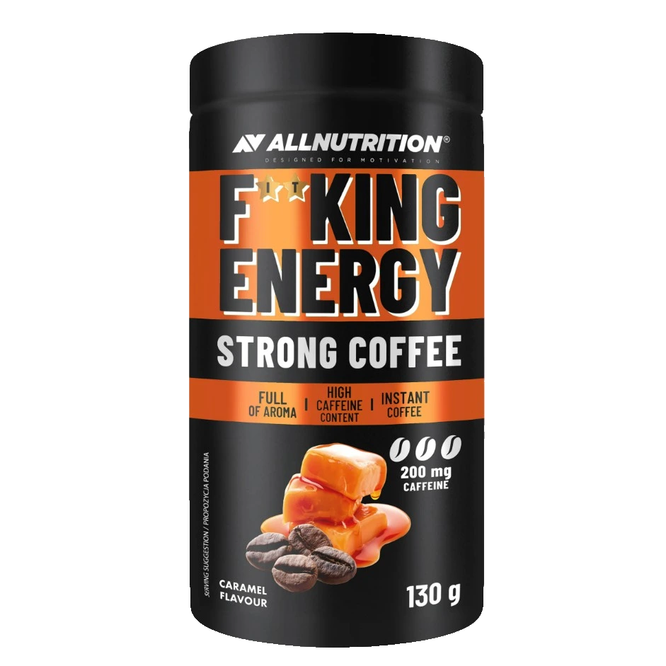 Fitking Energy Coffee, Caramel - 130 grams