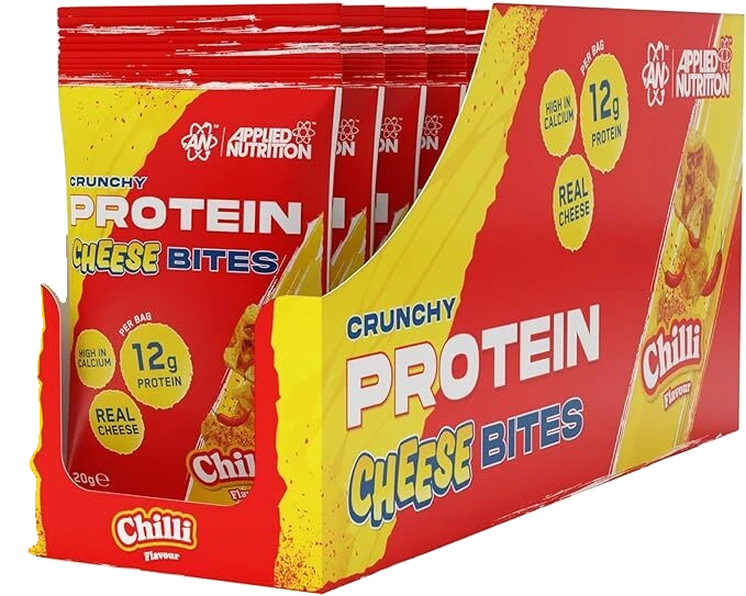 Crunchy Protein Cheese Bites, Chilli - 10 x 20g