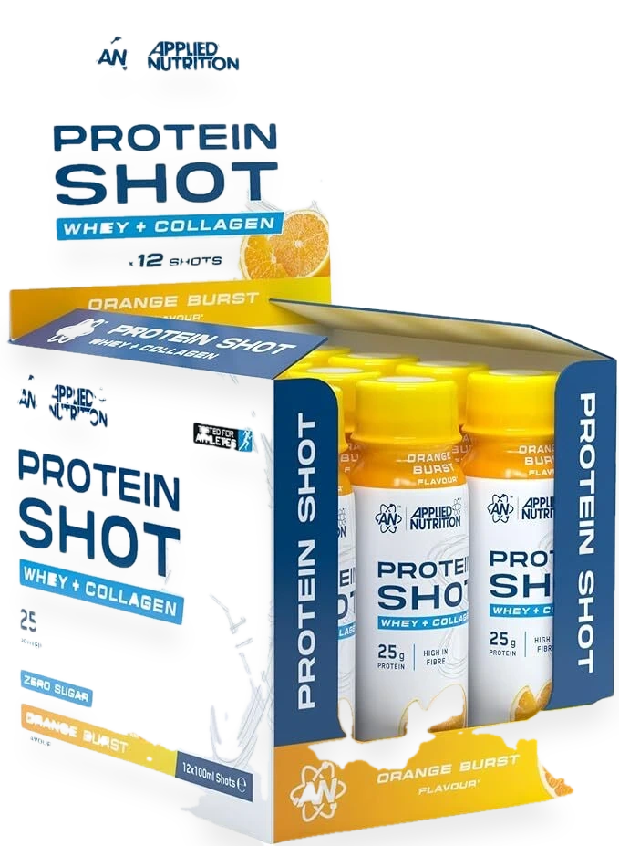 Protein Shot, Orange Burst - 12 x 100 ml.