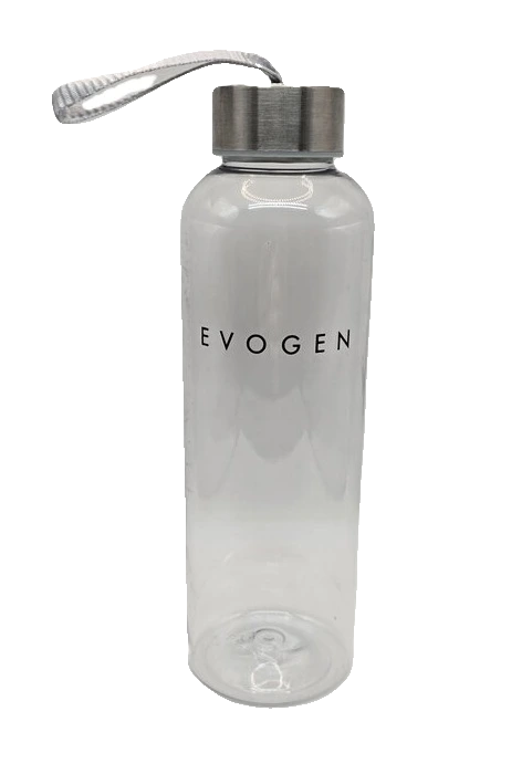 Evogen Next-Gen Clear Water Bottle, Black - 500 ml.