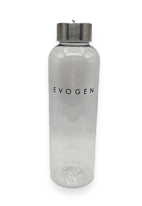 Evogen Next-Gen Clear Water Bottle, Black - 500 ml.
