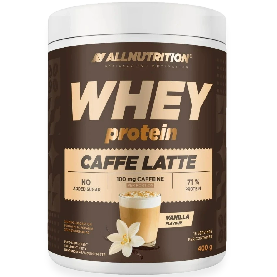 Whey Protein Caffe Latte, Vanilla - 400 grams
