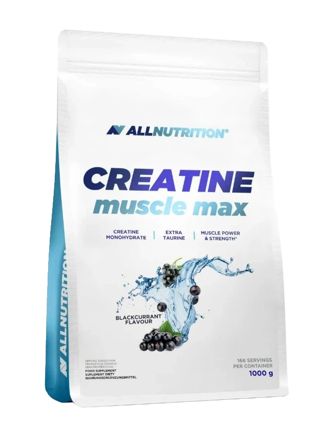 Creatine Muscle Max, Blackcurrant - 1000 grams