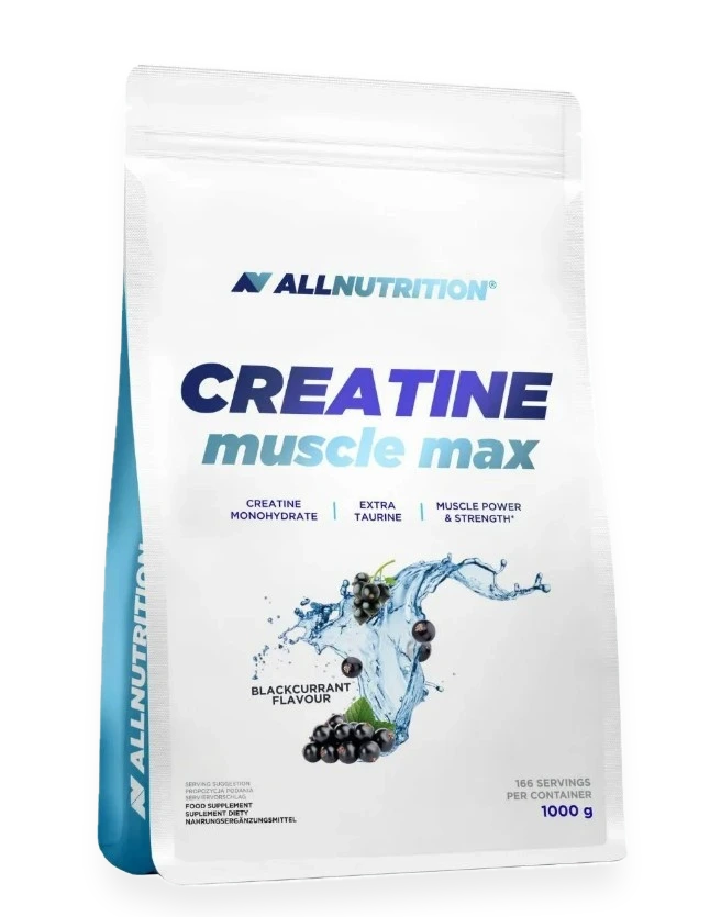 Creatine Muscle Max, Blackcurrant - 1000 grams