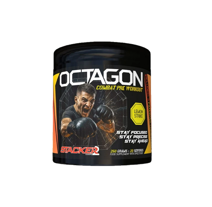 Octagon Pre Workout, Lemon Strike - 260 grams