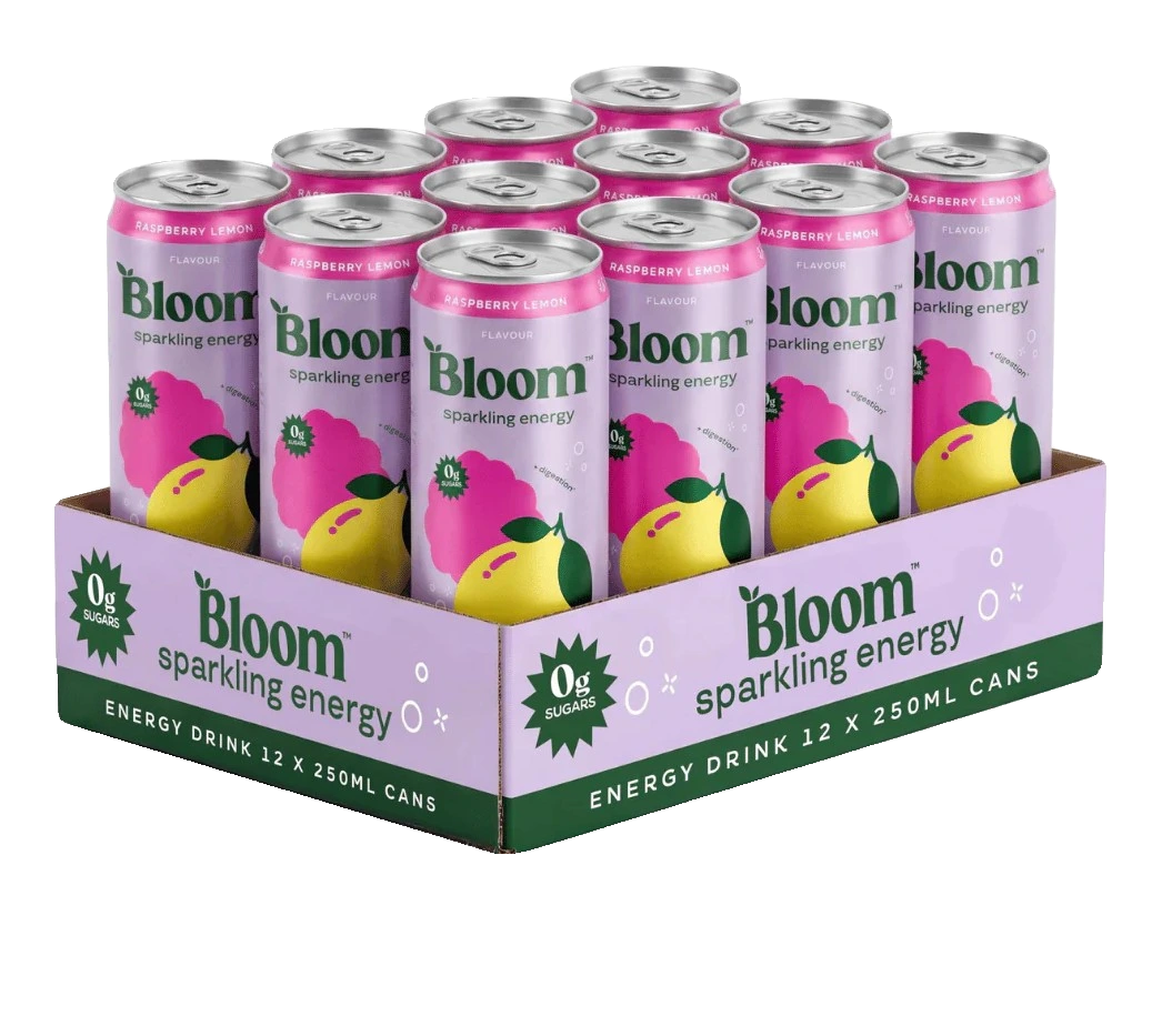 Sparkling Energy, Raspberry Lemon - 12 x 250ml.