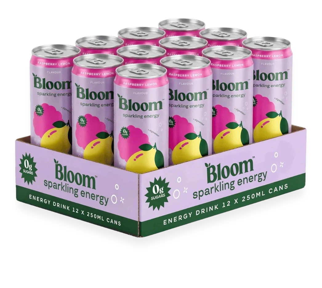 Sparkling Energy, Raspberry Lemon - 12 x 250ml.